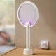 Електрична мухобійка Qualitell Electric Mosquito Swatter M4 УФ лампа від комарів акумуляторна ракетка 2в1 - зображення 5