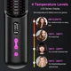 Бездротова щітка-випрямляч волосся HOMELYLIFE 9600mAh, 4 режими, 200°C, керамічна - изображение 5