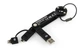 Брелок-адаптер Troika Walker USB MicroUSB метал Чорний HDSYR_1240 - зображення 6