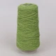 Candy-Yarn Linen Cotton, Зеленый №2 - пряжа в бобине 50 г / 400 м, лён с хлопком, тонкая летняя пряжа - изображение 3