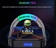 Смарт ТБ-приставка HK1 RBOX K8S 4+64 Гб Android 13 TV Box RK3528 RGB-підсвітка - зображення 3