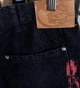 Шорти Джинсові Baggy HELLSTAR Denim Logo Black Glitter XL - зображення 5