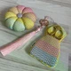 Винтажный набор Needle Craft ножницы, чехол для ножниц, игольница тыква - изображение 1