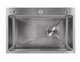 Мойка для кухни встроенная Lidz Handmade H6845 Brushed Steel 3,0/1,0 мм LDH6845BRU49455 - изображение 2