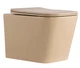Унитаз подвесной Qtap Tern Ultra Quiet, Beige, с сиденьем Slim Duroplast / Soft-close / Quick Release QTTER26SB49001 - изображение 1
