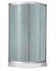 Душевой бокс Lidz Tani SB100x100.SAT.LOW.FR, низкий, стекло Frost 4 мм + стенки (LTSB100100SATLOWFR) - изображение 1
