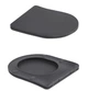 Унітаз підвісний Qtap Robin Ultra Quiet, Anthracite, з сидінням Slim Duroplast / Soft-close / Quick Release QTROB26AN48995 - зображення 7