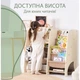 Деревянные полки Монтессори для детей 2 в 1 Goodevas Е655: книжная полка и полка для игрушек Айвори - изображение 3