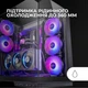 Корпус Mars Gaming MC-3GF / Без БЖ / ATX / 2x120mm ARGB / USB-C / Black - изображение 3