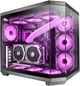 Корпус Mars Gaming MC-3TCORE / Без БЖ / ATX, Micro-ATX, Mini-ITX / USB-C / GPU до 410 мм / Чорний - зображення 1