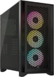 Корпус Corsair iCUE 4000D RGB Airflow / без БП / Mid-Tower / ATX / Glass / 3 x 120mm RGB Fan / USB Type-C / Черный - изображение 1