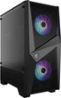Корпус MSI MAG Forge 100R / без БП / Mid Tower / ARGB / Tempered Glass / USB 3.2 / 3x120mm Fans / Черный (101642292) - Уценка - изображение 4