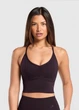 Спортивний топ Gymshark b3a7bc62 XS бордовий (100014200) - зображення 1