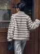 Шуба Shein sz25042746324479359 M серая (100010070) - изображение 4