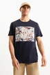 Футболка из хлопка C&A 2219979c62 XL темно-синяя (100010572) - изображение 1