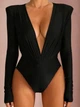 Боді-топ Shein sz2412138663325674 L чорний (100009707) - зображення 1