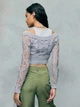 Вязаный топ Shein sz25052993893117302 S серый (100010025) - изображение 2