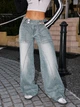 Джинси Shein sz25061883048044025 W30 блакитні (100009723) - зображення 2
