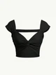 Топ Shein sw2112210551316676 M черный (100010007) - изображение 1