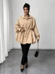 Куртка Shein sz25062016231044880 3XL бежевая (100009578) - изображение 4