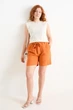 Шорты из вискозы C&A 2219532c62 38 коричневые (100010448) - изображение 1