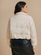 Стеганная куртка Shein sz2407151522533134 1XL бежевая (100009838) - изображение 6