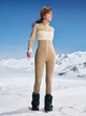 Лыжный комбинезон Shein st25070115136610055 S бежевый (100009852) - изображение 4