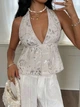 Топ Shein sz25070788158878552 XS молочный (100010037) - изображение 6