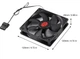 Кулер в корпус 120 мм 12V 1.6 A 3000RPM 12 В 154,5 CFM MOLEX живлення Вентилятор Чорний - зображення 4
