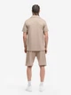 Комплект чоловічий поло+шорти Lonsdale MOTSPUR 117988-4013 M Beige/Black (4070376010732) - зображення 5