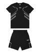 Комплект чоловічий футболка+шорти Lonsdale BEWICK 117898-1529 XL Black/Silver (4070376000948) - зображення 1