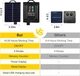 Гірлянда світлодіодна на сонячній батареї Tacobey 10 м 100 LED з декоративними плафонами та 8 режимами - зображення 2