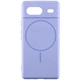 Чехол Silicone Cover Lakshmi Full Camera (AA) with Magnetic Fit для Google Pixel 7a Сиреневый / Dasheen - изображение 1