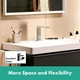 Змішувач hansgrohe Tecturis E CoolStart EcoSmart+ для раковини зі зливним гарнітуром, хром 73053000 - изображение 4