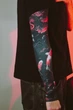 Ігровий рукав з обрізаною долонею Red-Black Lily 2.0 Selerity L - зображення 3