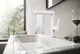 Змішувач hansgrohe Finoris 76063700 з висувним душем, 2 типи струменя та зливним гарнітуром push-open, білий матовий - изображение 9