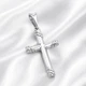Срібний хрест DIVA універсальний - зображення 1