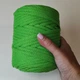 Шнур плетений YarnArt macrame cord 5 мм с сердечником для макраме яскраво-зелений (№802) - изображение 5