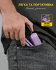 Лампа акумуляторна Glocusent A24 22 LED Гнучка Clip ніжка з прищіпкою для читання книг Purple (2122468) - изображение 6