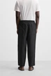Штани Zara 100% льон чорний 5070/112/800 XL - изображение 3