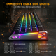 Игровая магнитная клавиатура ATTACK SHARK R68 HE / Проводное подключение / Magnetic Switch / Black - изображение 7