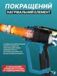 Будівельний електричний термофен 1600 Вт, до 500°C, 500 л/хв, 2 режими роботи із 4 насадками для зняття фарби, паяння та нагрівання труб, блакитний (4133675748) - зображення 6
