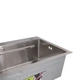 Мийка для кухні інтегрована Lidz Handmade H6845 Brushed Steel 3,0/1,0 мм LDH6845BRU49455 - зображення 7