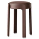 Табурет пластиковый RIAS NA78 с мягким сиденьем для дома 47x33 см Coffee (3_08189) - изображение 2