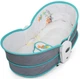 Люлька-баунсер люлька качалка Rocket Bassinet 5 в 1 Серо-голубая 3479 с ремнями безопасности (JDT-0850447) - изображение 4
