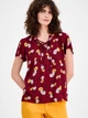 Блузка женская Tommy Hilfiger 33322210 L Бордовая (1159860821) - изображение 1
