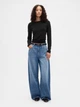 Лонгслив длинный женский Gap 297435945 L Черный (1159860835) - изображение 3