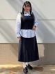 Рубашка хлопковая женская Uniqlo 775795091 M Голубая (1159860578) - изображение 11