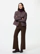 Куртка демисезонная женская Uniqlo 970526167 XS Бордовая (1159860588) - изображение 3