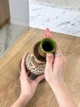 Подсвечник для дома глиняный (керамический) 36 см Гражда Коричневый - изображение 3